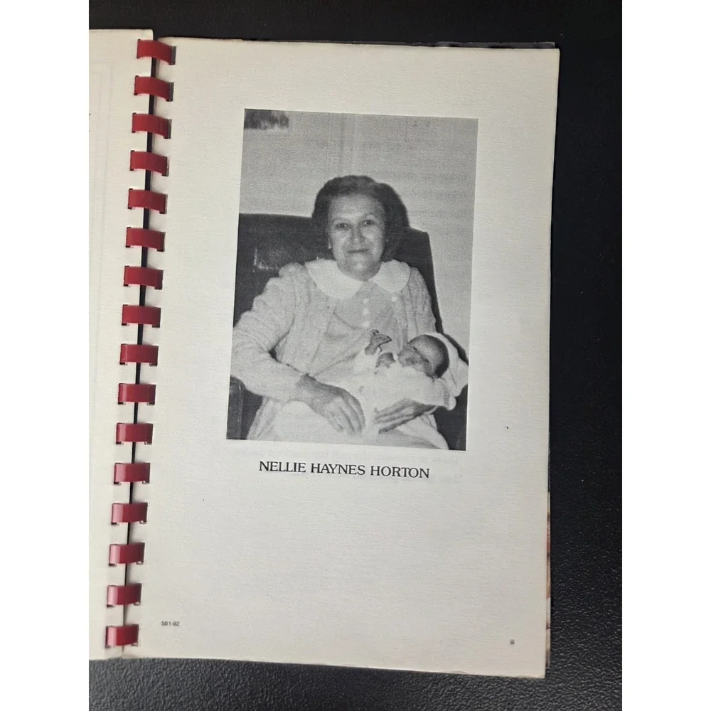 Nellie Haynes Horton Remembrance Cookbook King, North Carolina 1992 Southern
